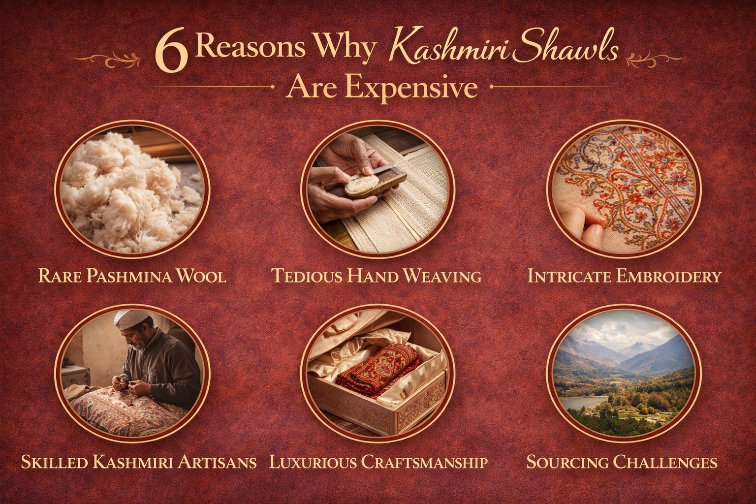 6 Reasons Why Kashmiri Shawls Are Expensive