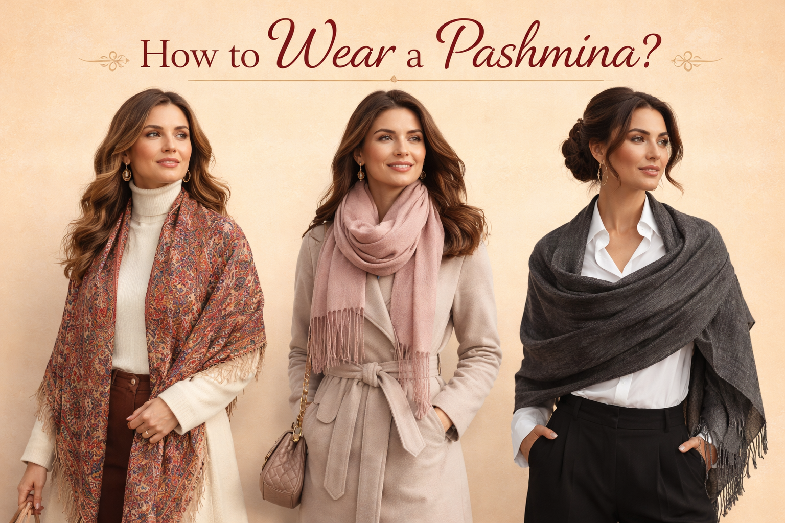 How to Wear a Pashmina?