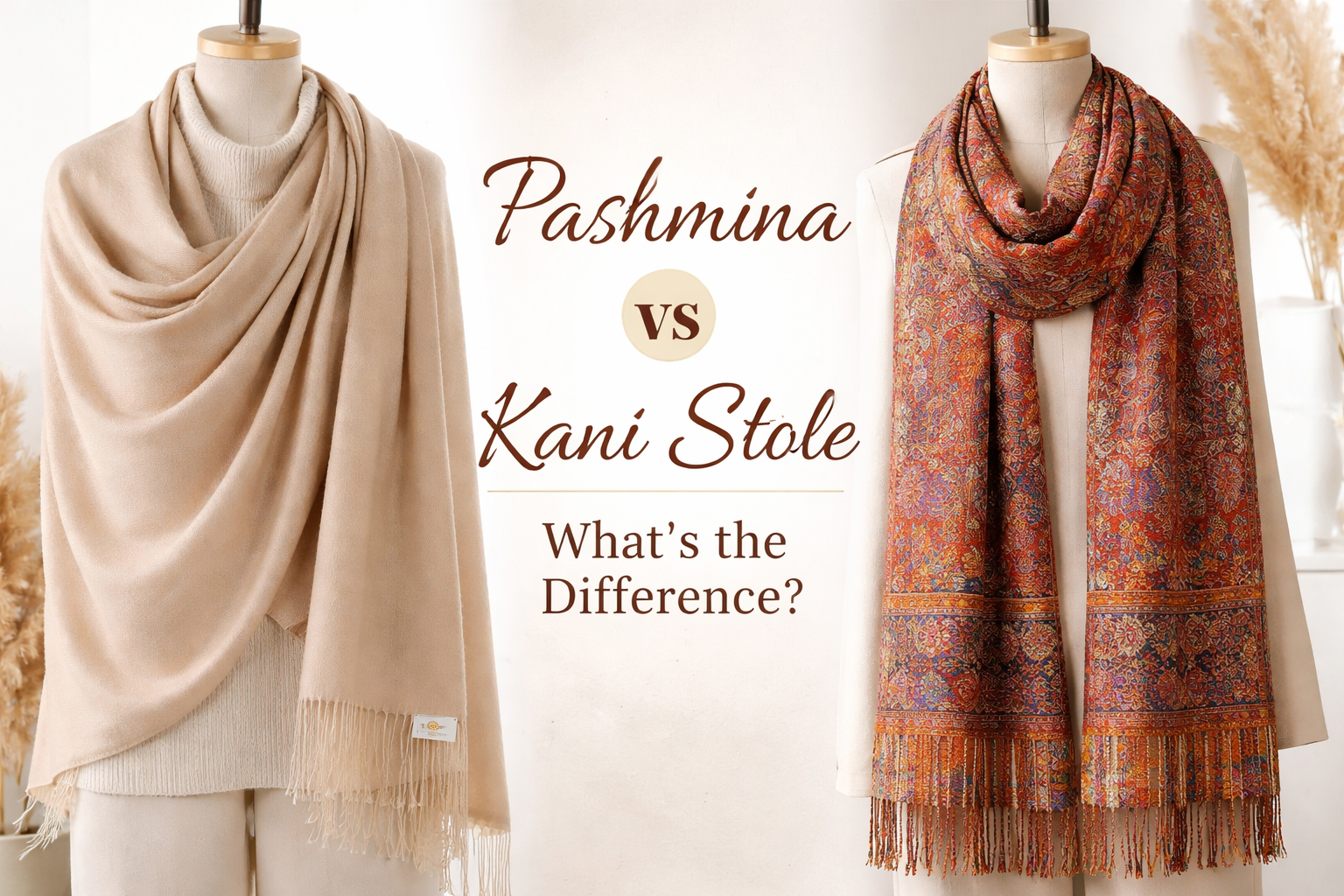 Pashmina vs Kani Stole: What’s the Difference?