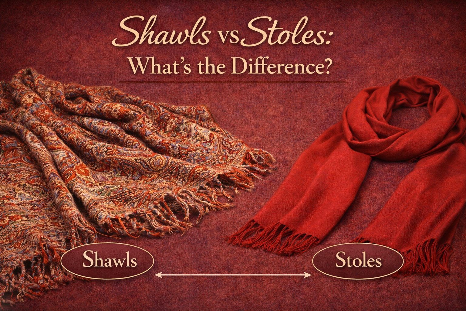 Shawls vs Stoles: What’s the Difference?