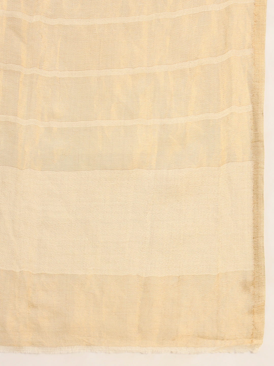 Pashmoda Men Parallel Grace Reversible Zari Moonlight Fine Wool Stole (Size: 71x203 Cm)