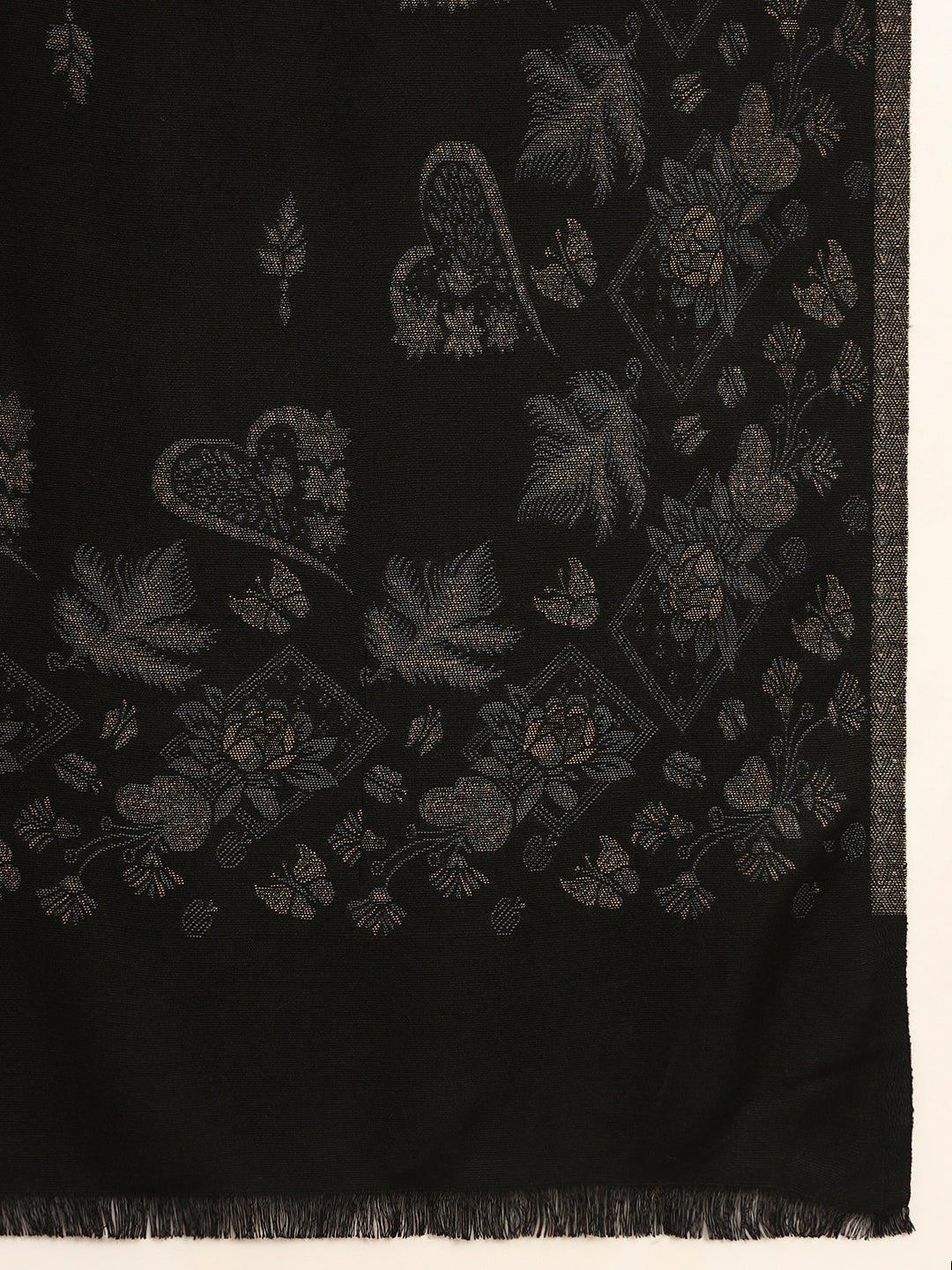 Pashmoda Men Eternal Blooms Kaani Stole (Size : 71X203 CM)