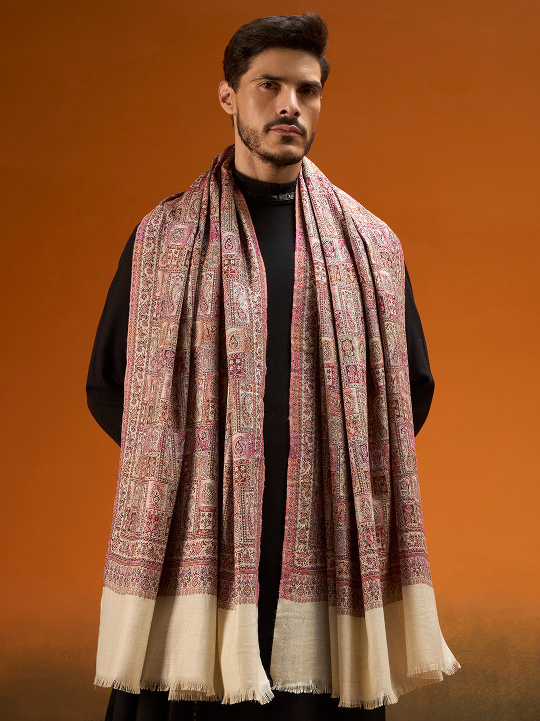 Men Regal Tapestry Jamawar Shawl