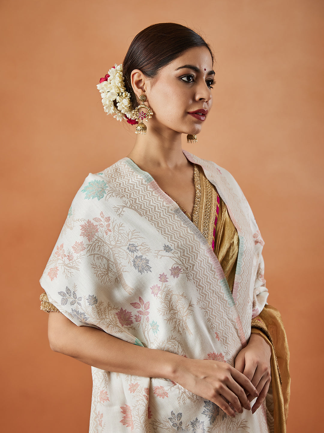 Pashmoda Women Nayab Kaani Stole (Size: 71X203 CM)