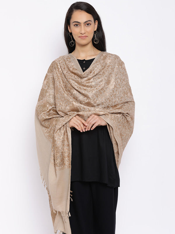 Women's Nagma 100% Pure Wool Swarosvki Crystal Shawl (Size : 101X203 CM)