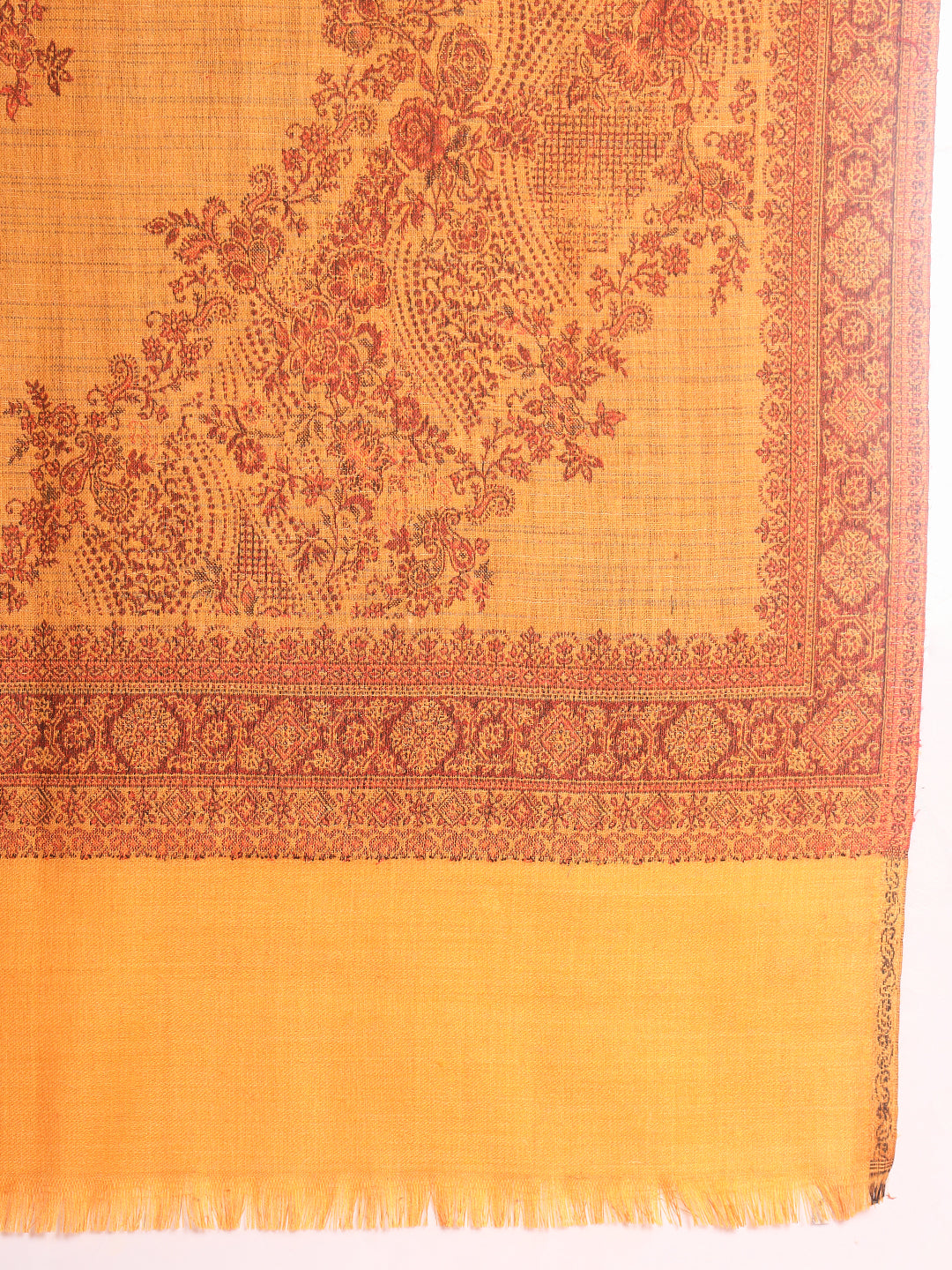 Pashmoda Men Kohsar Kashmiri Jamawar Woven Shawl (Size: 101X203 CM)