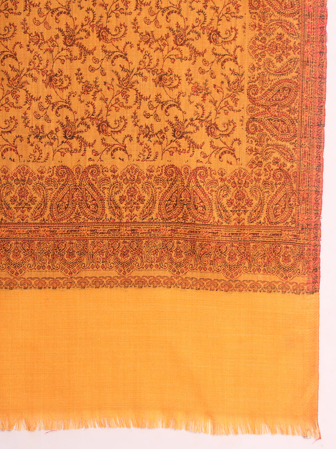 Pashmoda Men Meher Jaal Kashmiri Jamawar Woven Shawl (Size: 101X203 CM)