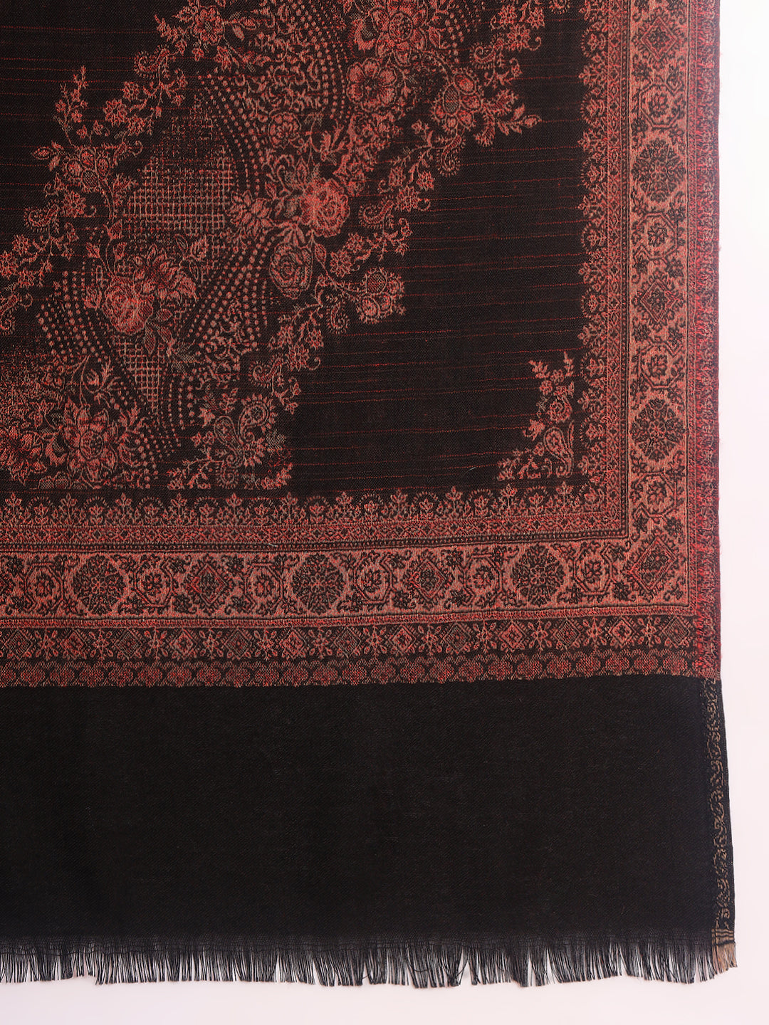 Pashmoda Men Kohsar Kashmiri Jamawar Woven Shawl (Size: 101X203 CM)