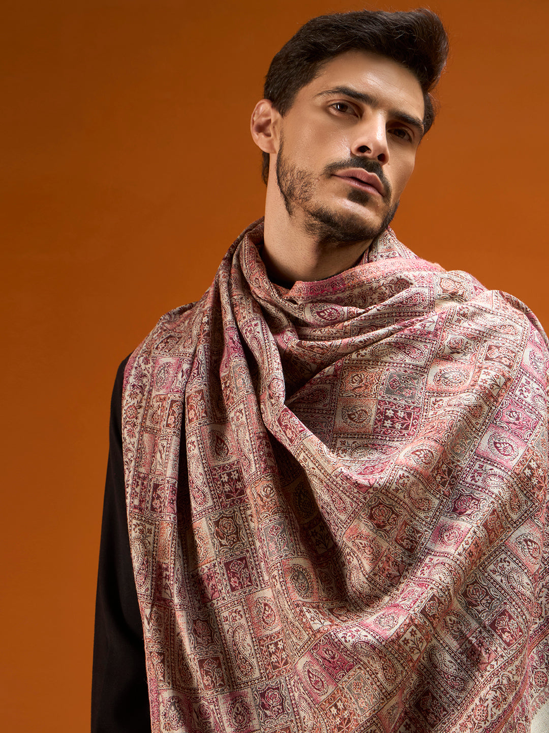 Men Regal Tapestry Jamawar Shawl