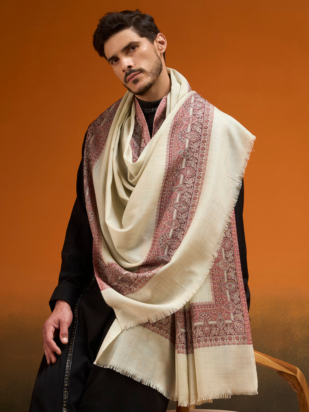 Men Shikoh Shawl Jamawar Shawl