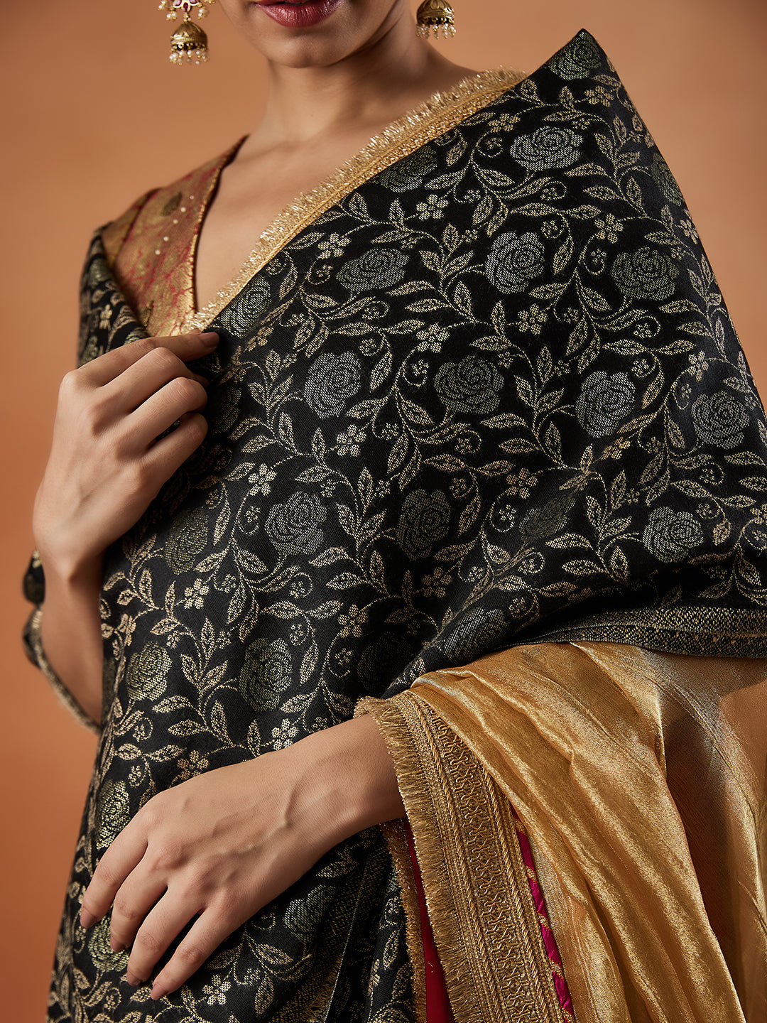 Pashmoda Women Rukhsaar Kaani Stole (Size : 71X203 CM)