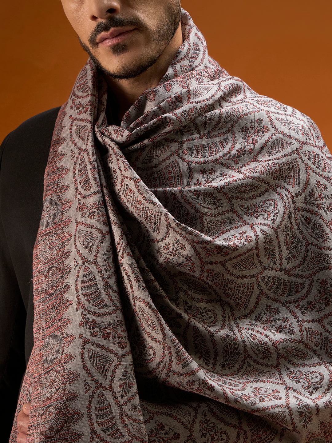 Men Shahi Jaal Jamawar Shawl