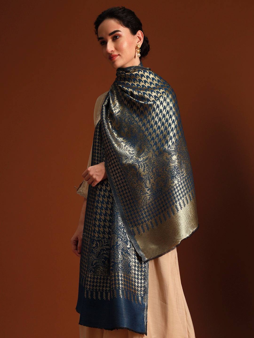 Women Royal Zari Elegance Stole