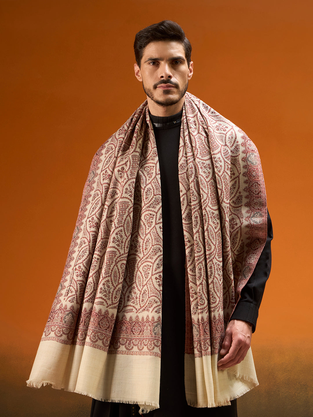 Men Shahi Jaal Jamawar Shawl