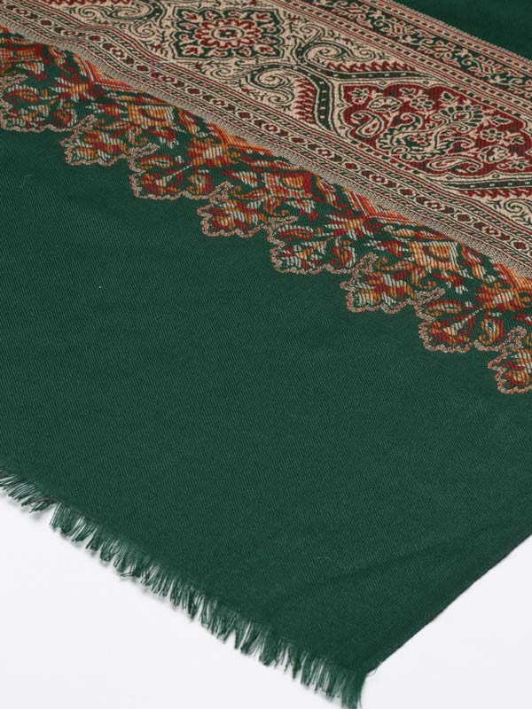 Women's Dilbar Kashmiri Royal Paisley Design Jamawar Shawl (Size: 101 X 203 Cms)