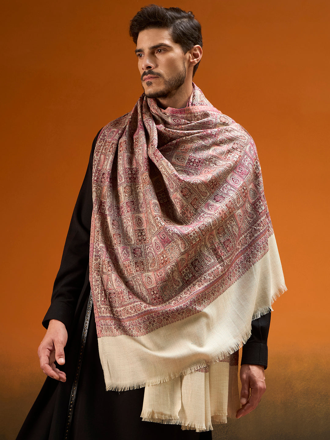 Men Regal Tapestry Jamawar Shawl