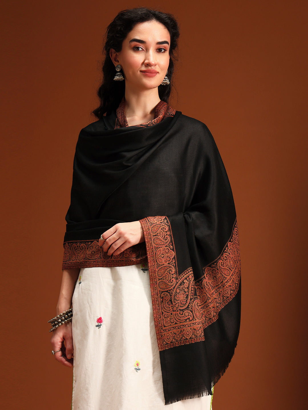Women Naqsh Kashmiri Jamawar Woven Shawl