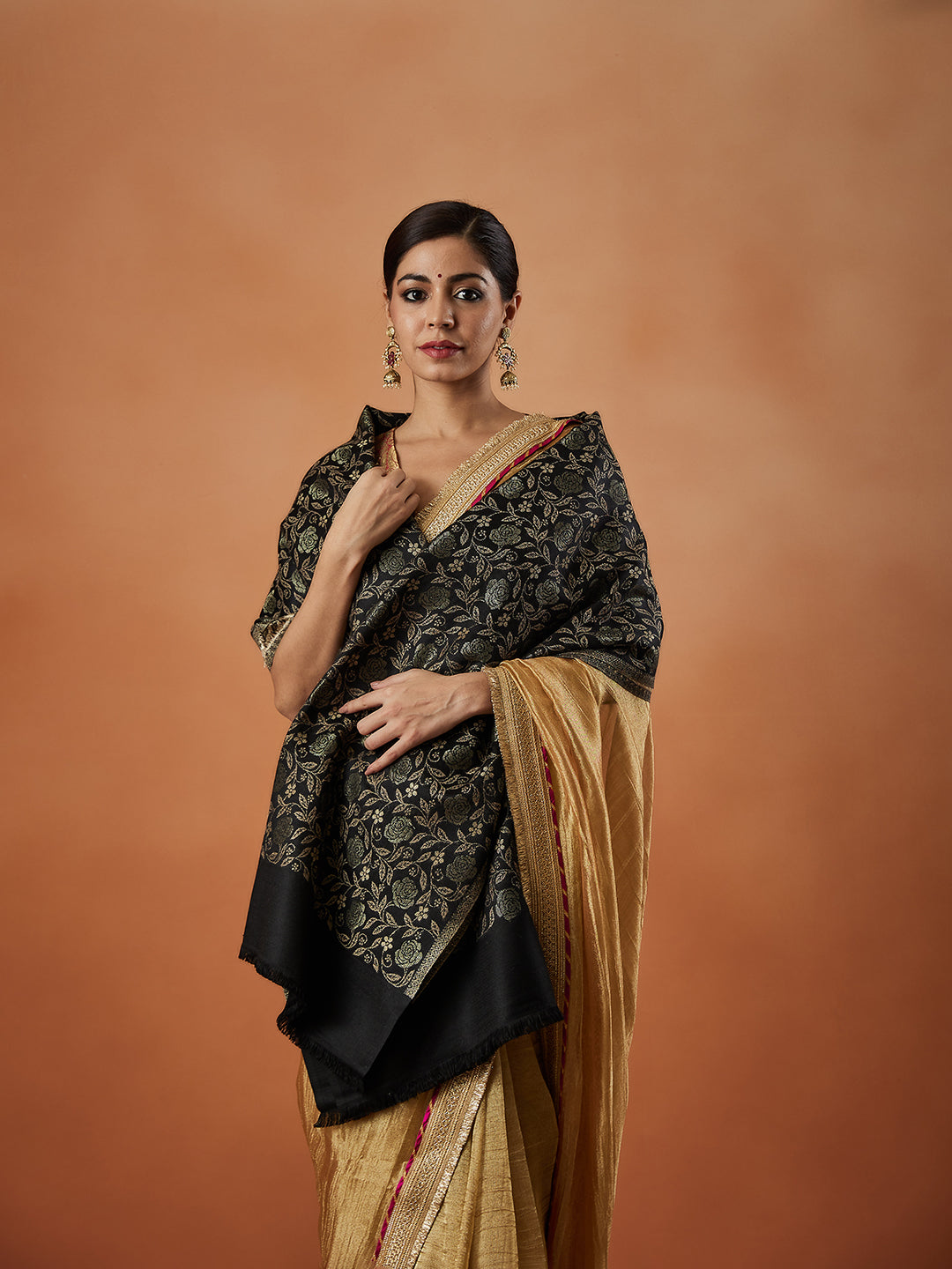 Pashmoda Women Rukhsaar Kaani Stole (Size : 71X203 CM)