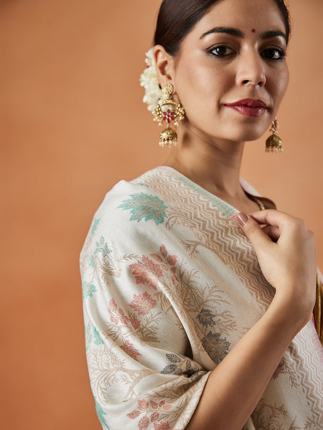 Pashmoda Women Nayab Kaani Stole (Size: 71X203 CM)