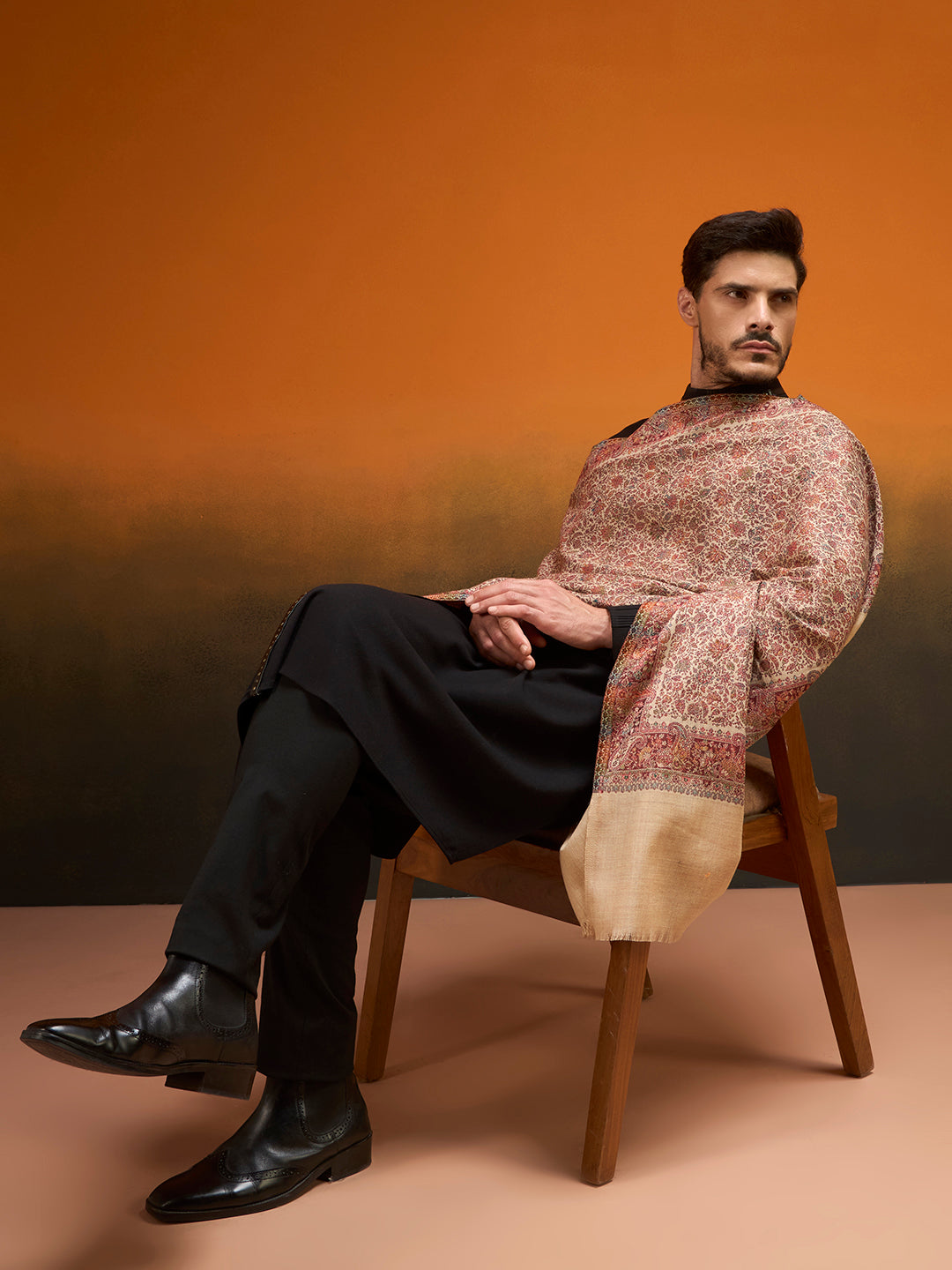 Men Fleur Royale Jamawar Shawl