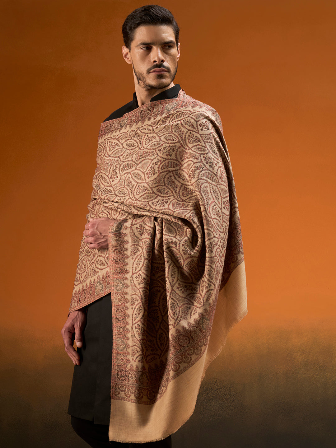 Men Shahi Jaal Jamawar Shawl