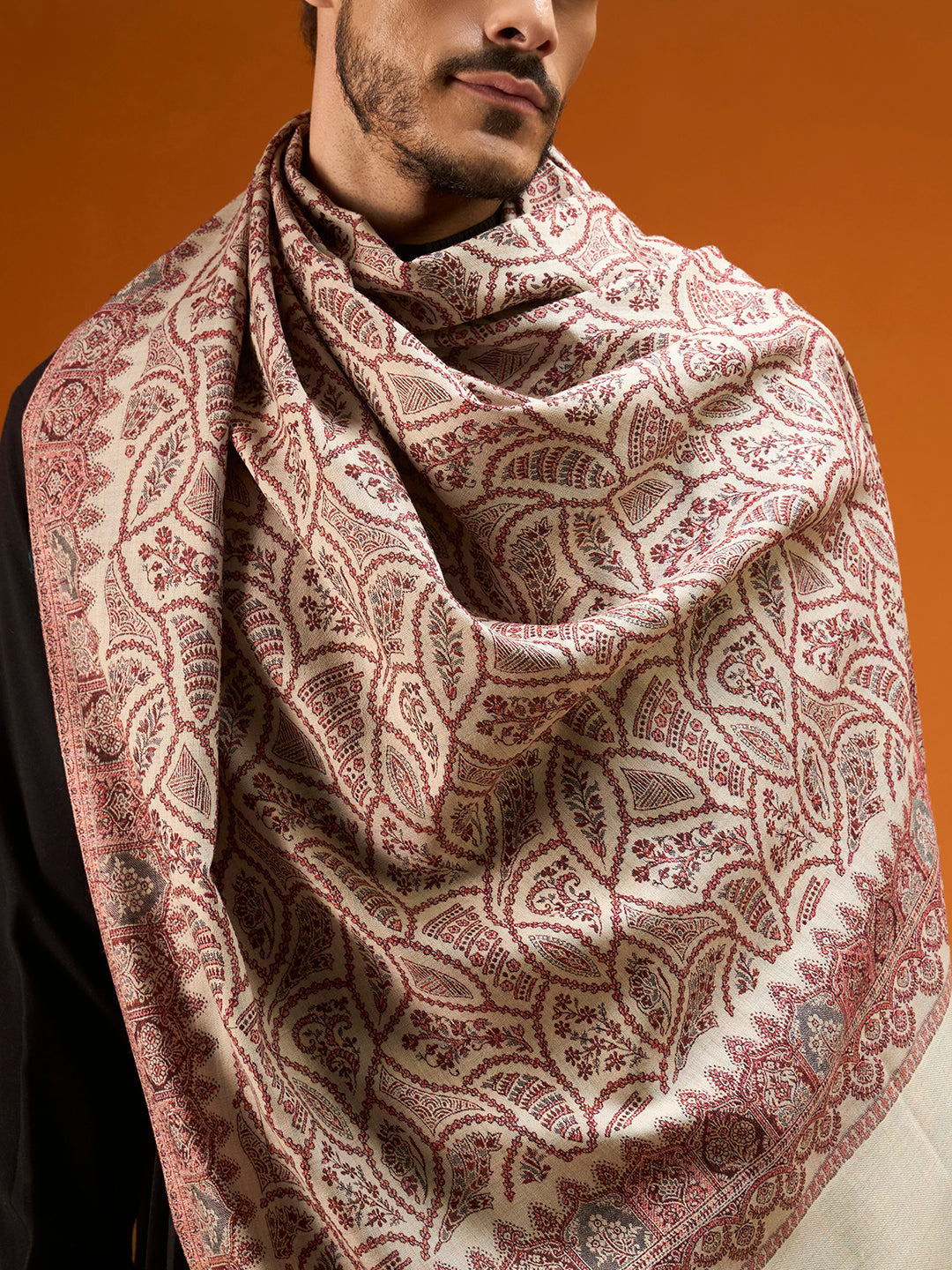 Men Shahi Jaal Jamawar Shawl