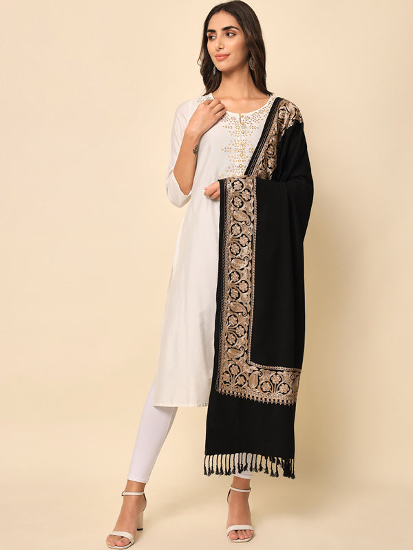 Women’s Dilkash Aari Embroidered stole (Size 71X203 CM)