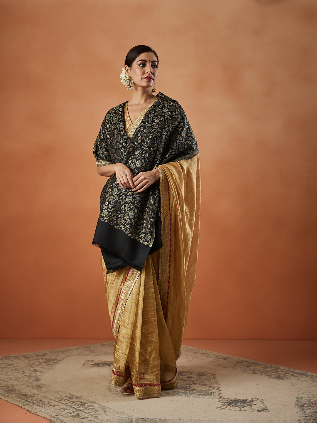 Pashmoda Women Rukhsaar Kaani Stole (Size : 71X203 CM)