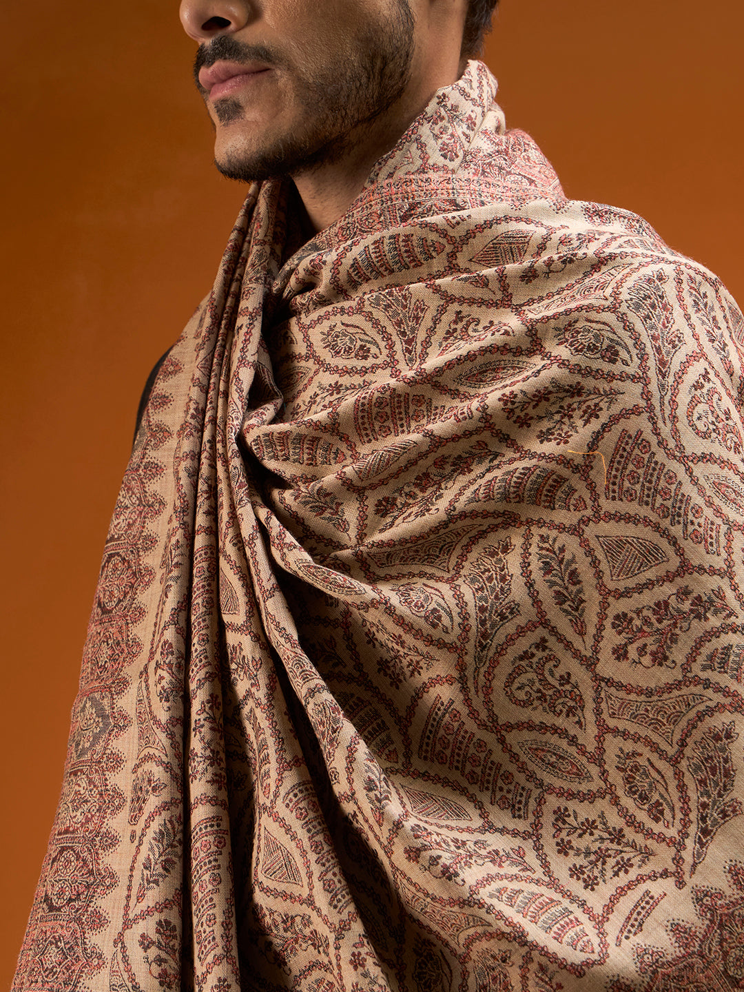 Men Shahi Jaal Jamawar Shawl
