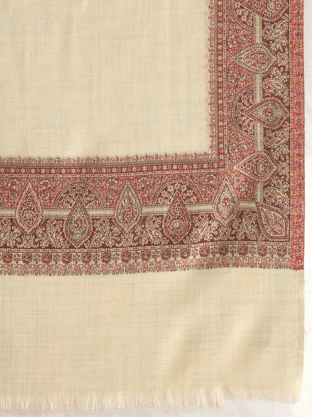 Women Shikoh Kashmiri Jamawar Woven Shawl