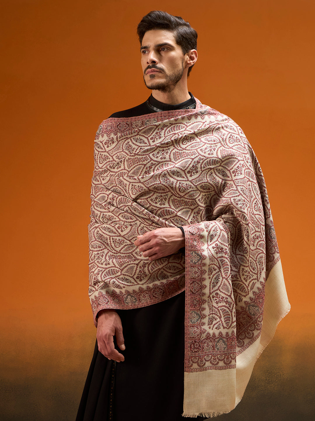 Men Shahi Jaal Jamawar Shawl