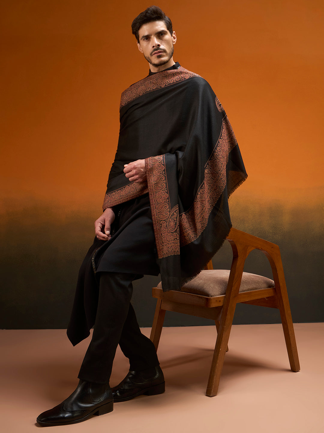 Men Naqsh Jamawar Shawl