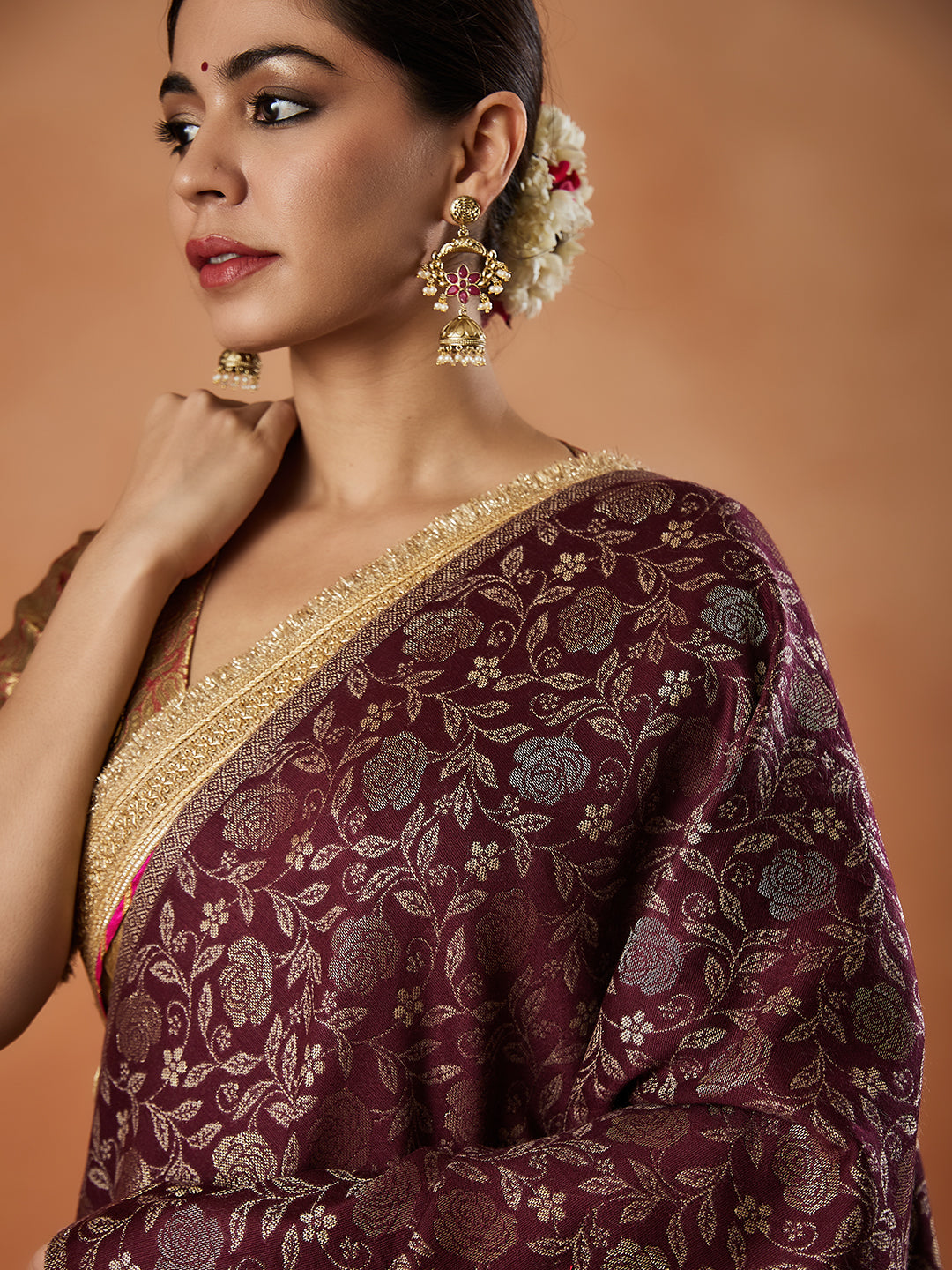 Pashmoda Women Rukhsaar Kaani Stole (Size : 71X203 CM)