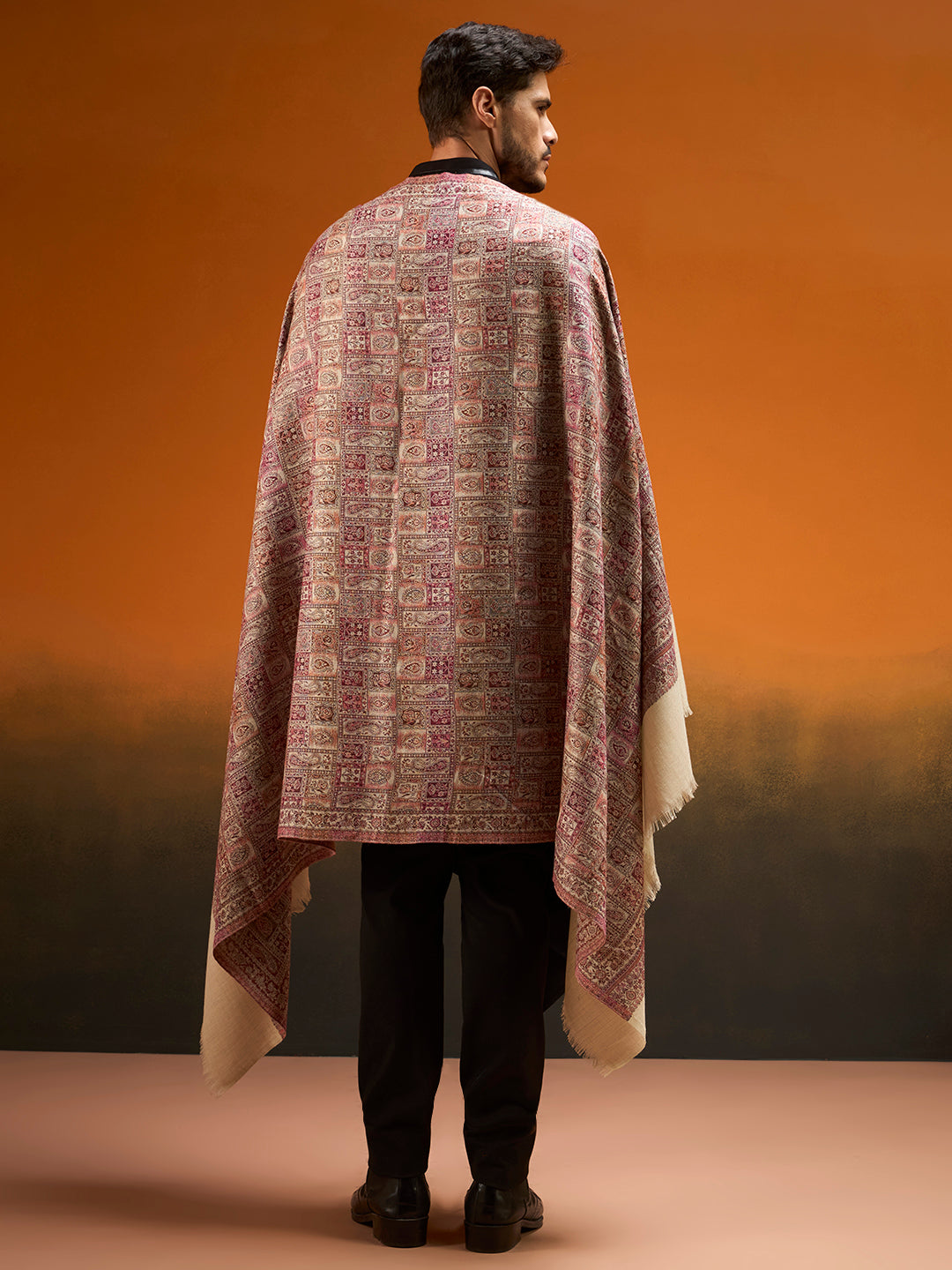 Men Regal Tapestry Jamawar Shawl