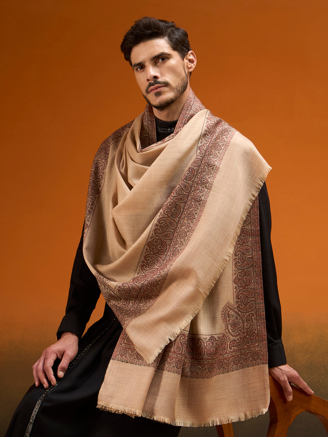 Men Naqsh Jamawar Shawl