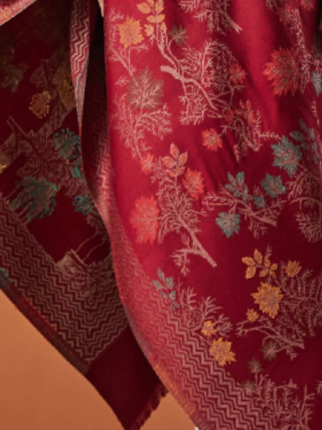 Pashmoda Women Nayab Kaani Stole (Size: 71X203 CM)