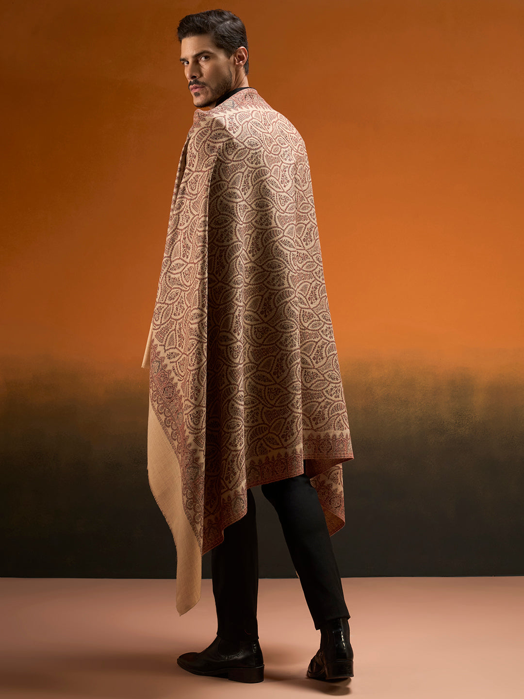 Men Shahi Jaal Jamawar Shawl