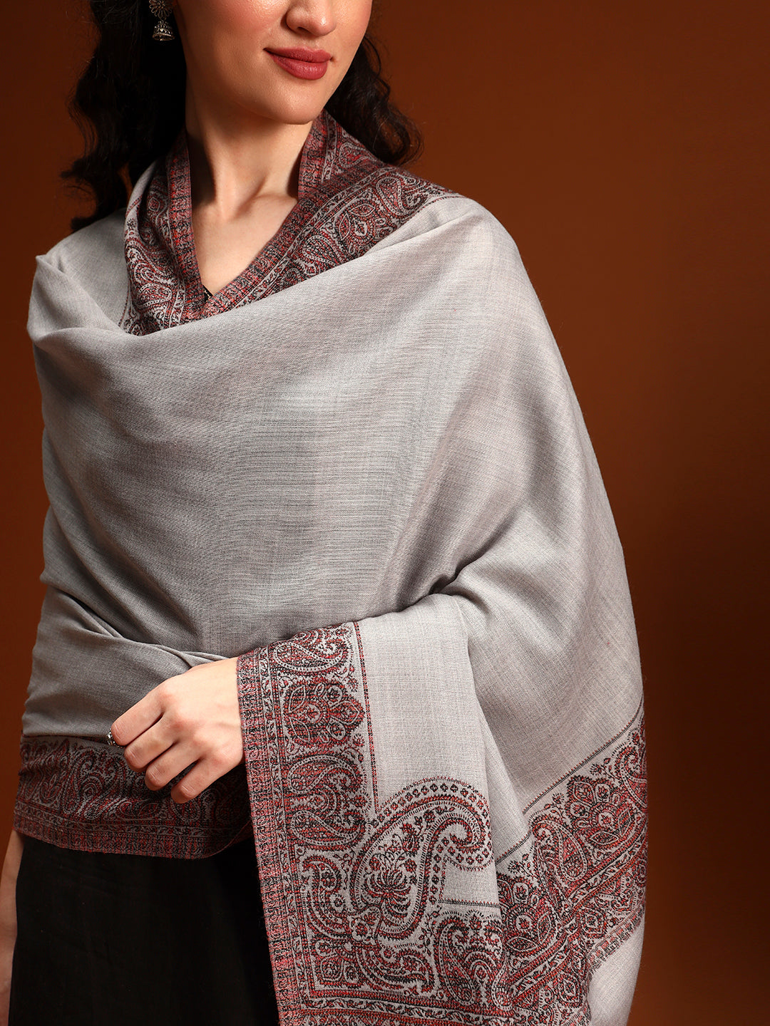 Women Naqsh Kashmiri Jamawar Woven Shawl