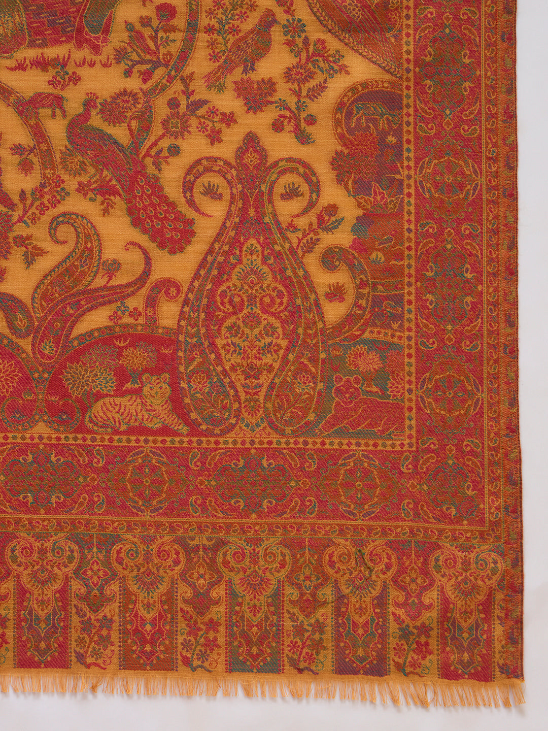 Women Royal gulistan Kaani Wool Blend Kashmiri Shawl