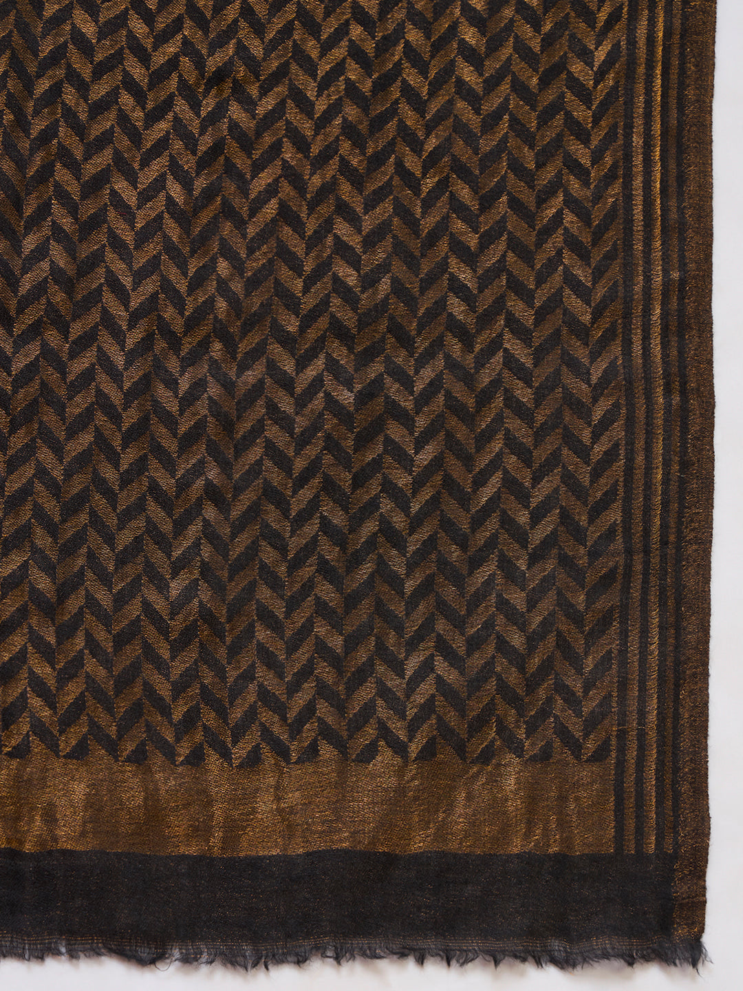 Women Heritage chevron Zari Stole