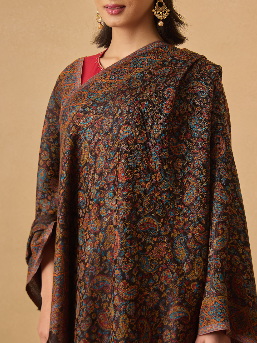 Pashmoda Women Chandni Kaani Stole (Size : 71X203 CM)