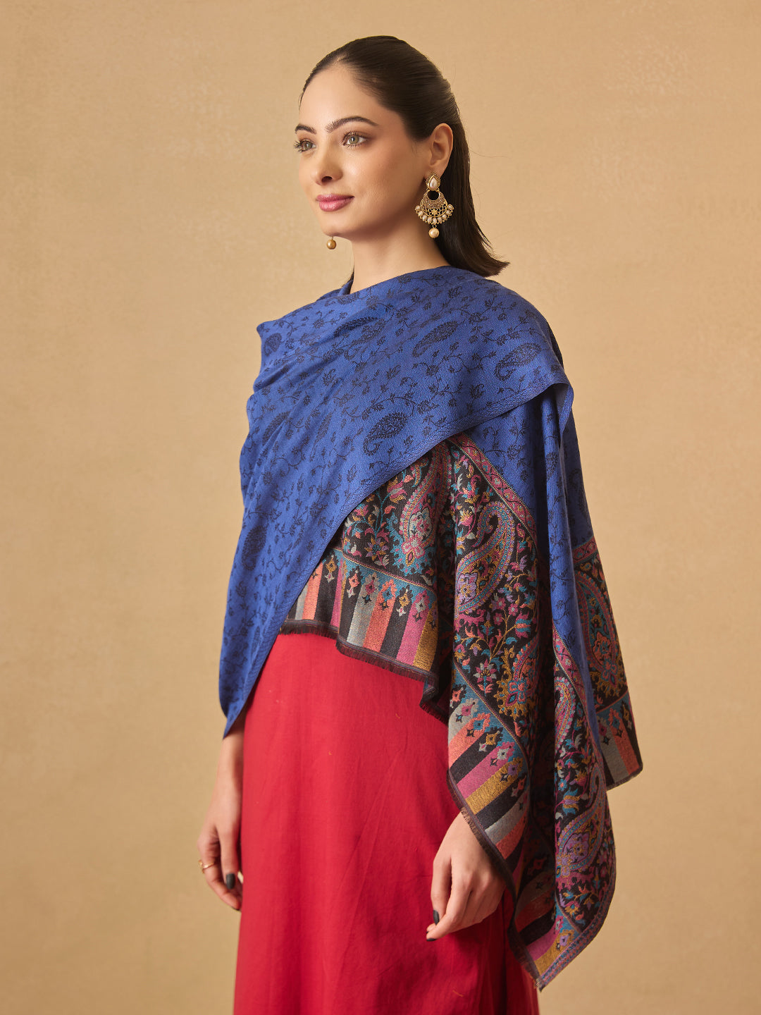 Pashmoda Women Gulpari Kaani Stole (Size : 71X203 CM)