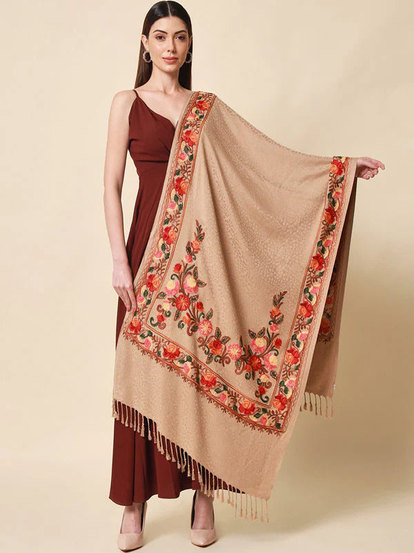 4 Ways to Wear an Embroidered Pashmina Shawl