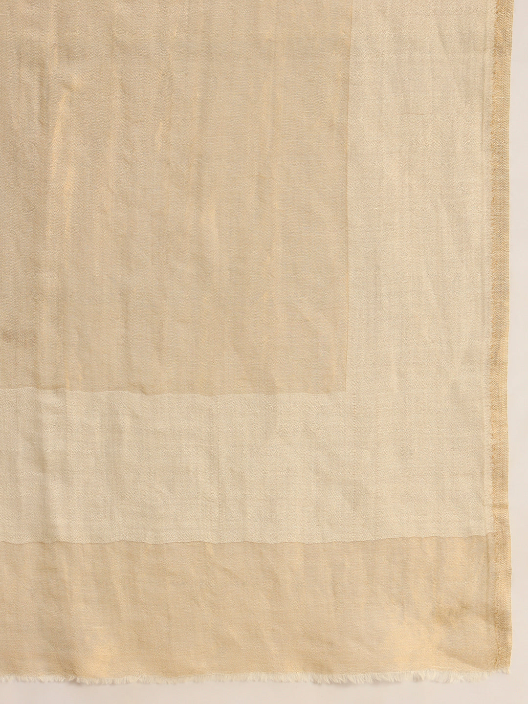 Pashmoda Men Midnight Bronze Reversible Zari Moonlight Fine Wool Stole (Size: 71x203 Cm)