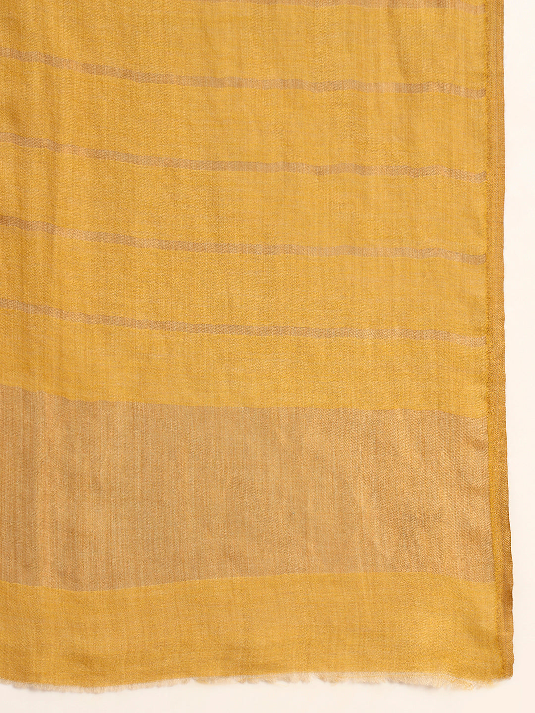 Pashmoda Men Parallel Grace Reversible Zari Moonlight Fine Wool Stole (Size: 71x203 Cm)