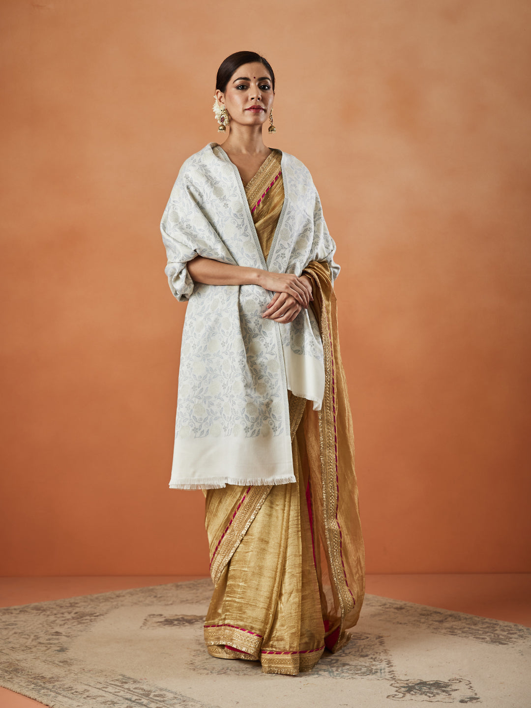 Pashmoda Women Rukhsaar Kaani Stole (Size : 71X203 CM)