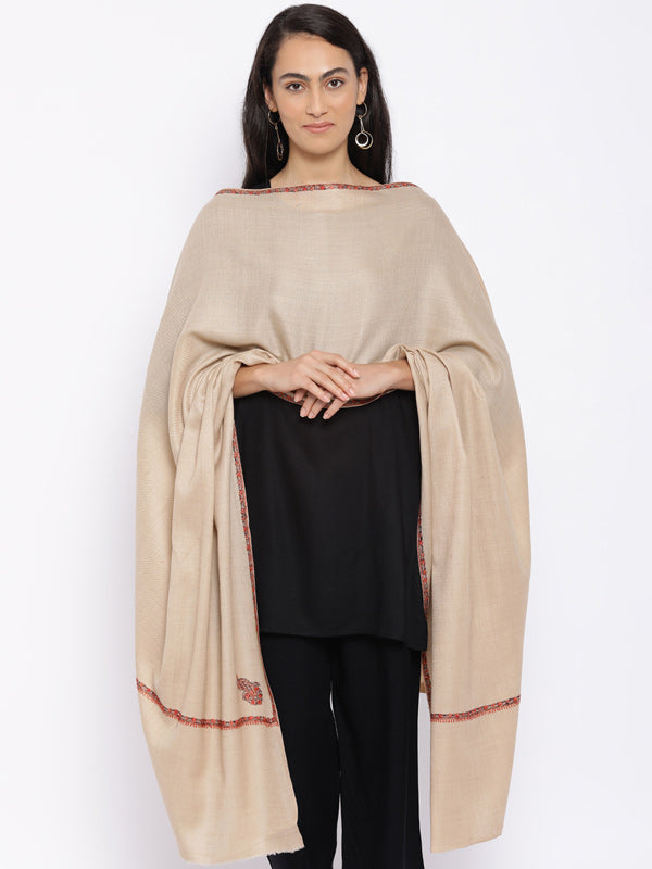 Kaani Wool Blend Kashmiri Shawl (Size: 101 X 203 CM) – Pashmoda