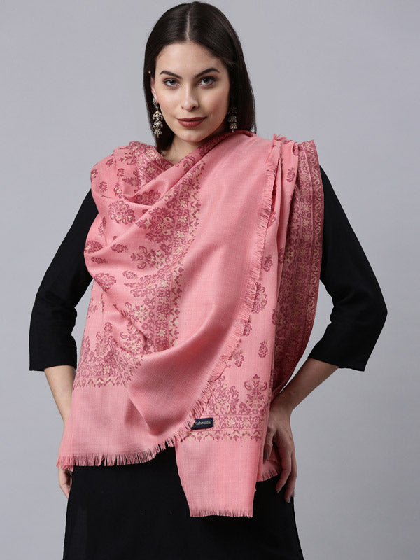 Women's Kaani Wool Blend Shawl (Size: 101 X 203 CM)