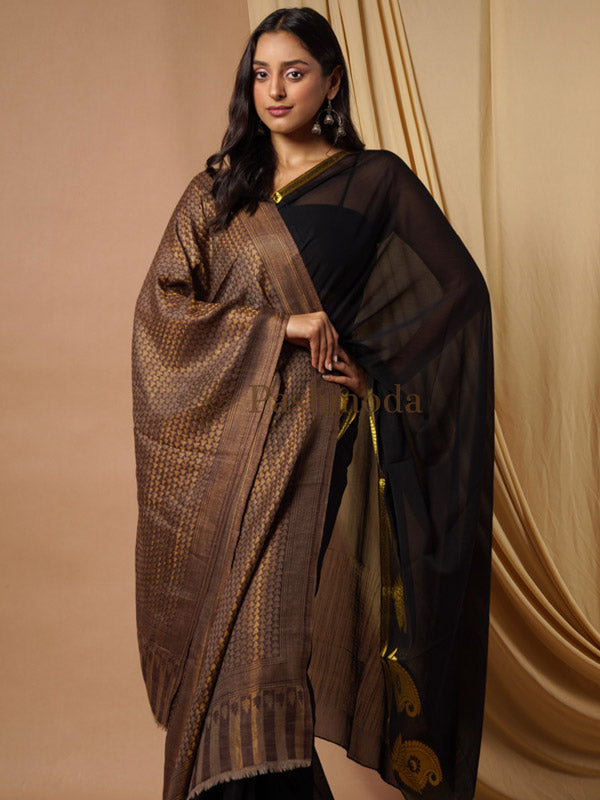 Women's Fine Pashmina Wool Blend Stole (Size : 71X203 CM)