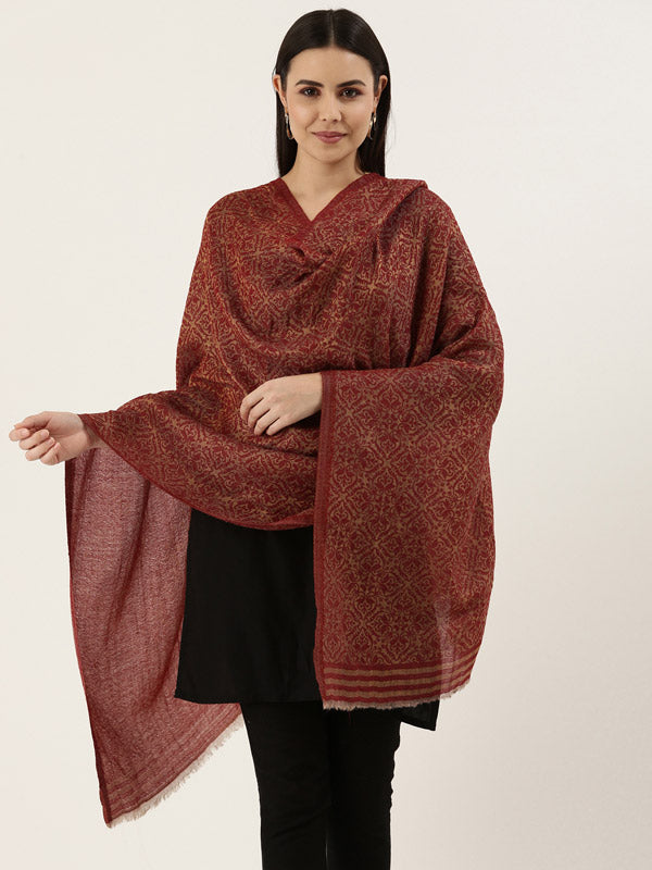Fine Pashmina Wool Blend Stole, Shawl, Scarf (Size : 71X203 CM)